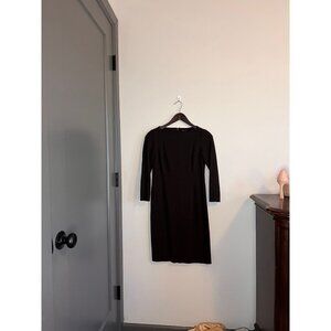 Worth New York Size 2 Eggplant / Plum 3/4 Sleeve Above the Knee Shift Career Wor